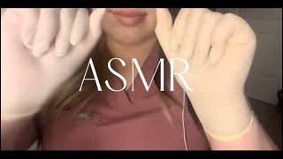 Asmr XS WHITE LATEX gloves 🧤 🧤🤍🤍 [upl. by Lenod871]