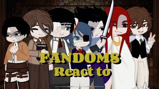 Fandoms react to Each Other  Introduction 18 ••Kyv4mp•• [upl. by Gaskill]