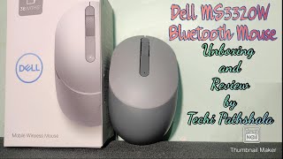 Dell MS3320W wireless Bluetooth Mouse with customizable scroll button  Detailed unboxing and Review [upl. by Jordison]