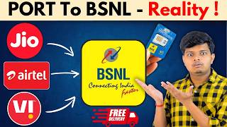 PORT to BSNL Easy Mobile Number Porting Guide with BSNL SIM Port Offer [upl. by Nosimaj]