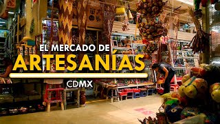 El MERCADO de ARTESANÍAS en la CIUDADELA  CDMX  Qué Chido [upl. by Areip]