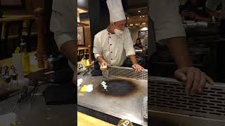 Teppanyaki Show at Teppanya Ortigas Manila metromanila philippines pilipinas teppanyaki [upl. by Butta554]