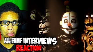 ALL FNAF SFM INTERVIEWS REACTION The Interviewed [upl. by Mikah]