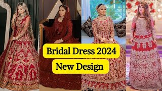 Trendy Bridal Lehnga for wedding 2024  Pakistani Bridal dresses [upl. by Enier]