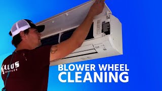 Highwall Ductless Blower Wheel Cleaning [upl. by Gotcher]