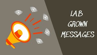 Diamond Minute Lab Grown Messages [upl. by Eanram]