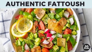 Fattoush Salad  Best Lebanese Recipe [upl. by Sum]