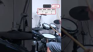 Drum Beat 13  16th Note Beat BothHanded HiHat Groove [upl. by Fong]