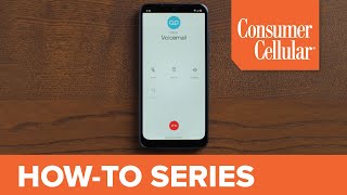 How to Setup and Access Voicemail  Consumer Cellular [upl. by Nhepets]