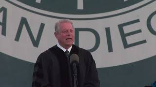 Former US Vice President Al Gore addresses 2024 UC San Diego graduates [upl. by Sokin284]