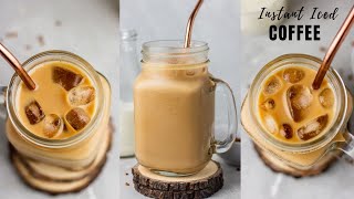 HOW TO MAKE ICED COFFEE QUICK AND EASY RECIPE [upl. by Novyad]