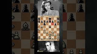 Humphrey Bogart vs Lauren Bacall chess [upl. by Inavoy]