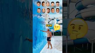 Football players water challenge amp diving challenge messi ronaldo mbappe neymar [upl. by Knapp]