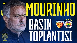 Teknik Direktörümüz Jose Mourinhonun Maç Sonu Basın Toplantısı  Bellona Kayserispor 26 Fenerbahçe [upl. by Htenaj]