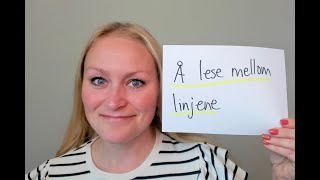 Video 1134 Idiom nummer 102 Å lese mellom linjene [upl. by Kee]