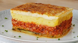 Receta de pastel de patata papa y carne picada muy jugoso y cremoso⎮Un plato nutritivo y económico [upl. by Imled]