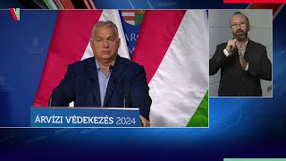 Orbán Viktor Árvízinfó 20240922 [upl. by Viscardi133]