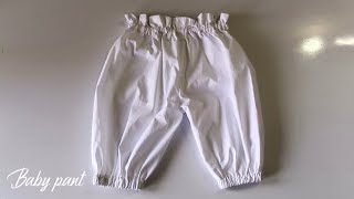 1 Year Beautiful Baby Pant Cutting And StitchingVery Easy [upl. by Eibrab253]