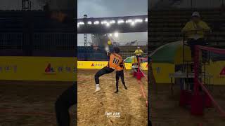 Video archive from Asian Beach Sepaktakraw Championship Qingdao China 2024 Eyegasm to watch [upl. by Goeselt]