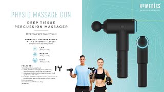 HoMedics Physio Massage Gun  The perfect gym recovery tool [upl. by Dagney700]