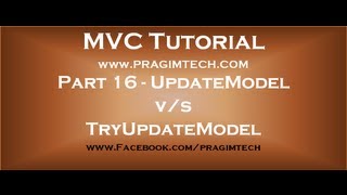 Part 16 Difference between updatemodel and tryupdatemodel [upl. by Gnahc]