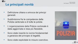 06072022  Revisione totale della Legge e del Regolamento sulla Polizia [upl. by Liddle138]