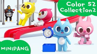 Learn colors with MINIPANG  Color S2 Collection2  MINIPANG TV 3D Play [upl. by Ayar]