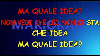 Flaminio Maphia Che idea karaoke [upl. by Aceissej]