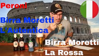 Peroni Birra Moretti LAutentica amp Birra Moretti La Rossa Doppelbock Italy Beer Review 19 [upl. by Inanaup]