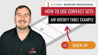 How to Use Contact Sets in Autodesk Inventor Professional [upl. by Nette]