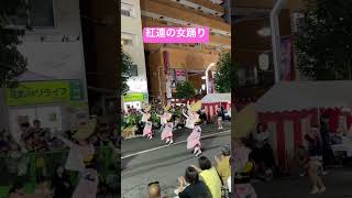 紅連の女踊り 中央演舞場 阿波踊り 高円寺 祭り 夏祭り dance festival japan [upl. by Huey264]