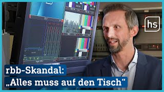 hrIntendant Florian Hager im Interview zum rbbSkandal  hessenschau [upl. by Towrey]