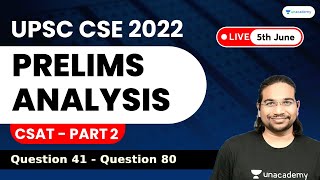 Complete Paper Analysis GS Paper 2 CSAT Part 2 and Answer Key  UPSC Prelims 2022  Madhukar Kotawe [upl. by Belva]