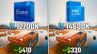 INTEL i712700K vs INTEL i514600K  Test in 6 Games [upl. by Shulock]