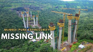 Mumbai Pune Expressway Missing Link Project  October 2023 Progress [upl. by Desiree272]