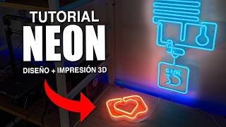 ✅CREA tus propios LETREROS de NEÓN DIY con IMPRESIÓN 3D ✨ Tutorial Diseño FUSION  Cómo Imprimir 3D [upl. by Hecht]