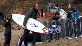 Rip Curl Pro Bells Beach  Jay Thompson Coaches Liam OBrien to a Victory on Easter Sunday  Surfing [upl. by Gnoud]