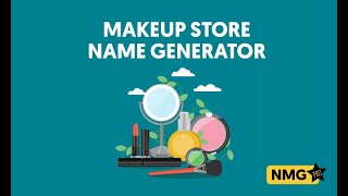 Best Makeup Store Name Ideas ‐ Makeup Store Name Generator [upl. by Leod570]