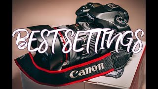 Canon 80D  Best Settings for CINEMATIC VIDEOS [upl. by Naeroled]