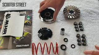 Malossi MHR Variator Kit for Yamaha Aerox  Jog 50  Unboxing amp Show Through [upl. by Najtsirk]