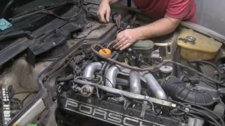 1983 Porsche 944 engine removal [upl. by Keyes693]