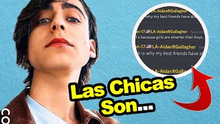 Aidan Gallagher Esto Fue Lo QUE DIJO Sobre Las MUJERES 😱 [upl. by Pease]