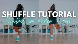 SHUFFLE TUTORIAL  Learn Cowtails and how to build the flexibility and strength to master them [upl. by Auhel180]