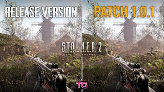 STALKER 2 Patch 101 vs Release Version  Performance Comparison [upl. by Neom]