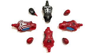 Assembling Three Spiderman VS Venom Avengers Superhero Toys [upl. by Ponce]