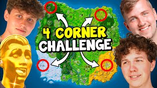 OG Fortnite 4 Corner Challenge Med GoldenJ Shadys amp AndersB2000 [upl. by Salot207]