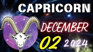 CAPRICORN ♑ 𝐆𝐄𝐓 𝐑𝐄𝐀𝐃𝐘😫 𝐅𝐎𝐑 𝐕𝐄𝐑𝐘 𝐒𝐓𝐑𝐎𝐍𝐆 𝐍𝐄𝐖𝐒🆘😤 𝐇𝐨𝐫𝐨𝐬𝐜𝐨𝐩𝐞 𝐟𝐨𝐫 𝐭𝐨𝐝𝐚𝐲 2 DECEMBER 𝟐𝟎𝟐𝟒 🔮 horoscope [upl. by Kaila]