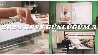 KPSS Günlüğüm 3  Kırtasiye alışverişim çalışmaya devam sessiz vlog kpss2024 kpss kpsslisans [upl. by Yttiy970]