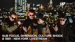 Sub Focus Dimension Culture Shock amp 1991  New York Livestream  WORSHIP x DNBNL x UKF On Air [upl. by Ophelie]