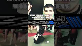 KHABIB NURMAGOMEDOV 🦅 AND ISLAM MAKHACHEV 💎 2011 shorts [upl. by Ulah870]